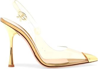 Gianvito Rossi Diana Glass And Metal High Heel Pump