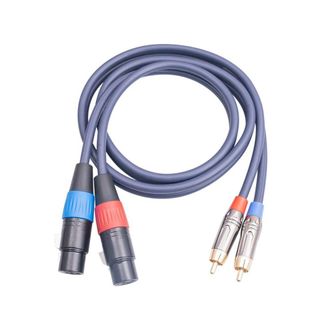 OEM Adecuado Para Cable De Audio Xlr Doble A Rca, Cable Xlr Hembra Doble A Rca Macho Doble, Cables De Audio Hifi, Cable De 2 Xlr Hembra A 2 Rca Macho, 1 M