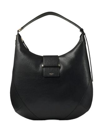 Jimmy Choo London Schoudertas met logoprint - Zwart