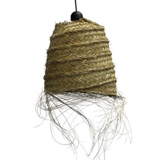 Wonderlamp L&aacute;mpara colgante con pantalla de esparto 100% ecol&oacute;gico &oslash;25cm