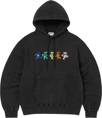Thisisneverthat Hoodies & sweatvesten, Heren, Zwart, M, Katoen, GD Dancing Bears Hoodie