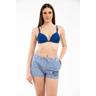 Moschino Blue Polyester Swim Womens Shorts