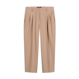 Luisa Cerano Dames, Broeken, Beige, Maat: XL