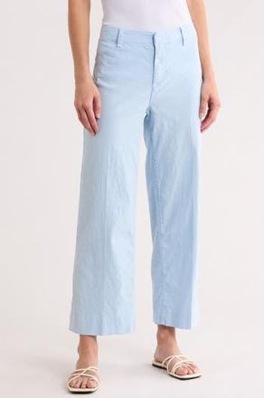 Frank & Eileen Wide Leg Cotton Pants in Soft Blue at Nordstrom Rack, Size 2
