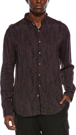 John Varvatos Double Band Collar Shirt