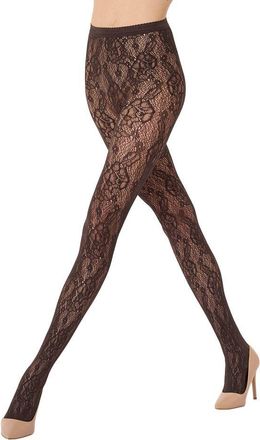 Wolford Infinite Rose Net Tights