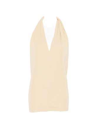 Toteme Beige Halter Neck Top