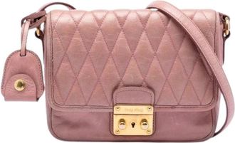 Miu Miu Borsa a tracolla pre-owned trapuntata - - Pre-owned - Donna - Rosa - ONE SIZE