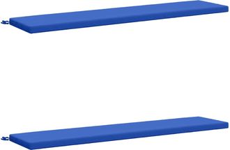 vidaXL Cojines Para Banco De 2 Piezas Soest 2 Uds. 100% Poli&eacute;ster Vidaxl