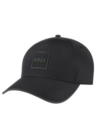Boss Green by Hugo Boss Baseball Cap BOSS GREEN Pyer, Herren, schwarz (schwarz 001), Twill, Kunstfaser, unifarben, Caps Baseball Cap, mit reflektierendem Print
