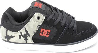 DC Su&egrave;de veterschoenen met canvas inzetstukken - Heren - Sneakers - Veelkleurig - 44 EU - Su&egrave;de - Schoenen