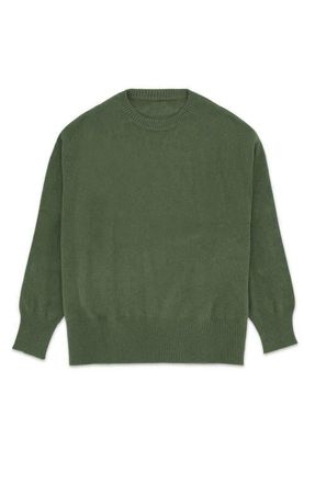 Fortela Cashmere Crewneck Sweater in Olive Green at Nordstrom, Size Medium Eu