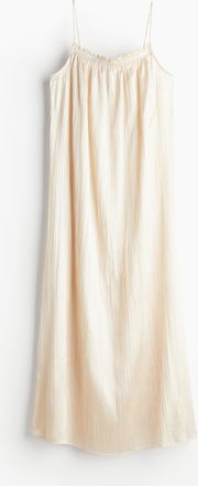 H&M Slipkleid aus Satin - Beige