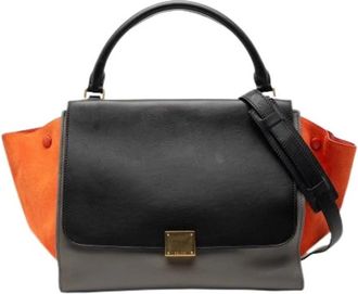 Celine Pre-owned The Trapeze - Dames - Vintage Handtas - Veelkleurig - ONE Size - Leer - Vintage