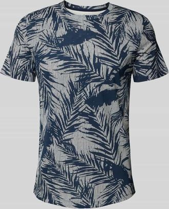 s.Oliver Red Label Regular Fit T-Shirt aus reiner Baumwolle in Dunkelblau, Größe XXXL