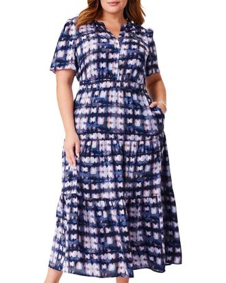 Nic+Zoe Nic+Zoe Plus Shibori Glow Daydream Dress