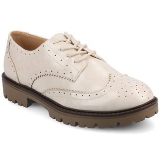 Journee Collection Women & apos;s Claudiya Medium and Wide Width Oxford