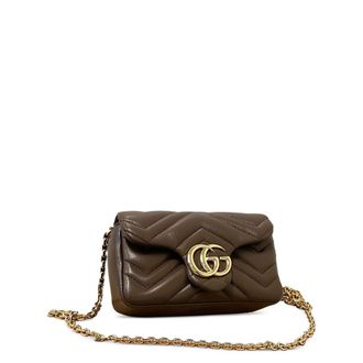 Gucci Marmont Matelass&eacute; Calf Leather Mini Bag