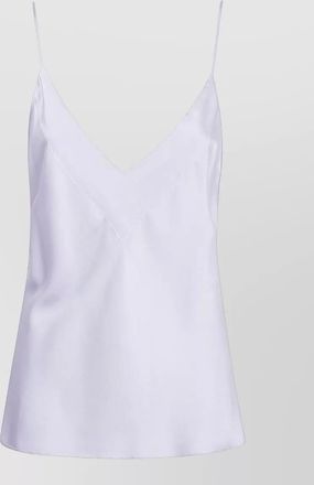 Forte_Forte stretch silk satin slip top
