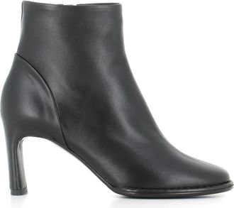 Del Carlo Taylor Ankle Boot - Dames - Laarzen met Hak - Zwart - 36 EU - Leer - Schoenen