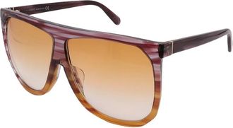 Loewe Brown Gradient Square Unisex Sunglasses LW40001F 83V 63
