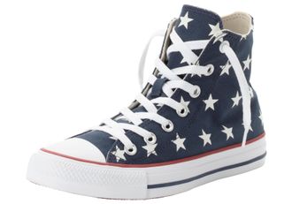 Converse Sneaker CONVERSE CHUCK TAYLOR ALL STAR, Damen, Gr. 37,5, bunt (navy, wei&szlig;, rot), Textil, Schuhe Sneaker