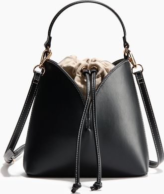 H&M Crossbody Bucket Bag - Schwarz