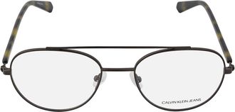 Calvin Klein Demo Pilot Unisex Eyeglasses CKJ20304 008 52