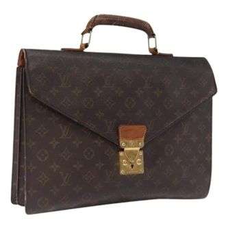 Louis Vuitton Pre-owned Canvas Handtas - Dames - Pre-owned - Bruin - Maat: ONE Size
