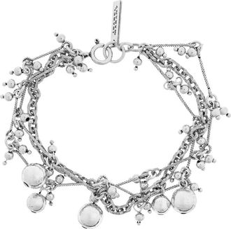 Isabel Marant Bracciale a catena con perline - Argento