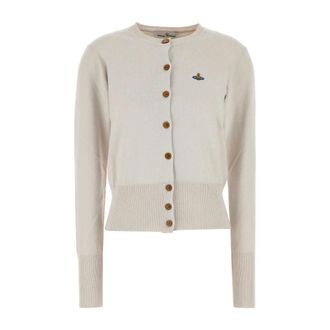 Vivienne Westwood Dames, Truien, Beige, Maat: M Katoen