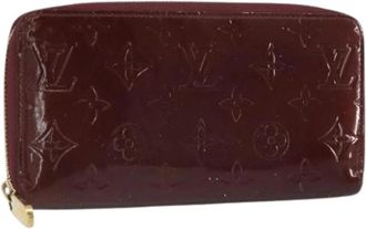 Louis Vuitton Pre-owned Vintage Leren Portemonnee - Dames - Vintage Accessoires - Rood - ONE Size - Leer - Vintage