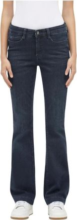 M.A.C Mac, Jeans, Dames, Blauw, S, Katoen, Bootcut Jeans Midnight Blue Wash