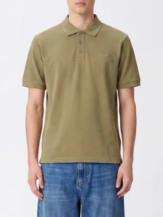 Kenzo Polo in cotone con logo a contrasto ricamato sul petto