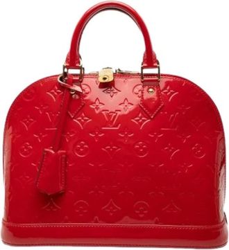 Louis Vuitton Pre-owned Handbags, female, Red, Size: ONE SIZE Pre-owned Alma PM