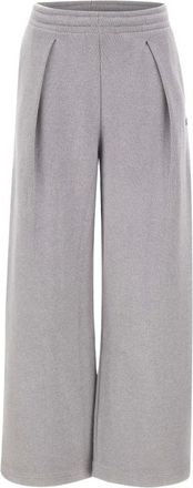 Lacoste Pantalones de ch&aacute;ndal acampanados de canal&eacute; - Trousers - Mujer - Gris - 2XS