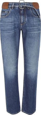 Dolce & Gabbana Denim Broek - Heren - Slim Fit Jeans - Blauw - M - Denim - Jeans