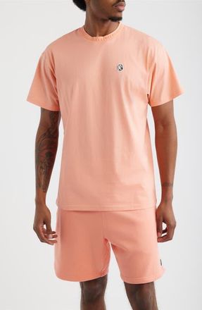 Billionaire Boys Club Wrapped Crewneck T-Shirt in Peach Amber at Nordstrom, Size Xx-Large
