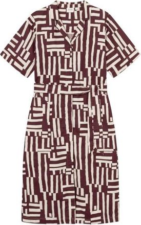 Dedicated Shirt Dress Orrefors Kleid f&uuml;r Damen | braun