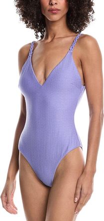 Milly Milly Shimmer Texture Gold Braided One-Piece