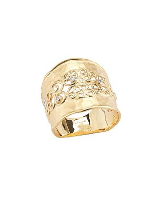 I.Reiss Company 14K 0.05 Ct. Tw. Diamond Cuff Ring