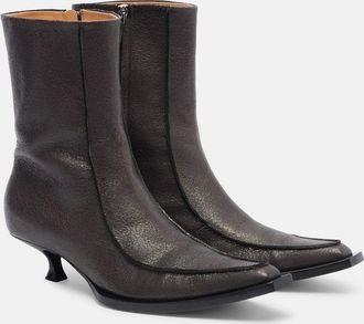 Calvin Klein Jodi leather ankle boots