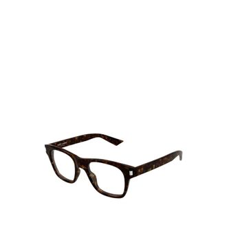 Saint Laurent Optical Frame - male - Saint Laurent - Glasses - Brown - 50 MM - Accessories