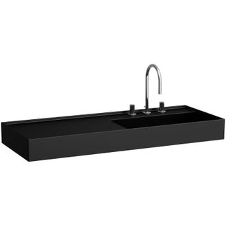 Laufen Laufen - Kartell Lavabo, Bajo Encimera, Repisa Izquierda, 1 Agujero