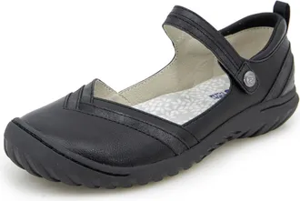 JBU by Jambu JBU Womens Raven Comfort Casual Classic Mary Jane Flats Fashion Shoes, Black, 7.5 UK