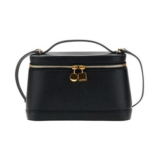 Jacquemus Bolso Rond Carr&eacute; - Bags - Mujer - Negro - ONE SIZE