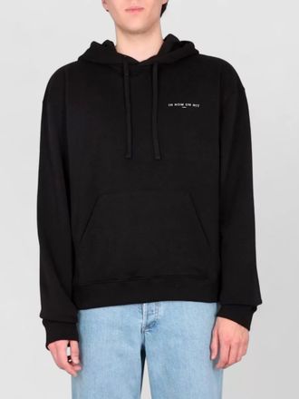 Ih Nom Uh Nit printed cotton hoodie