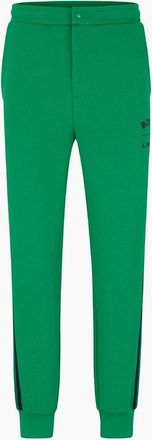 HUGO BOSS Mens Hover Solid Patterned Slim Joggers - Green - Size: 35/34/32/40/Regular