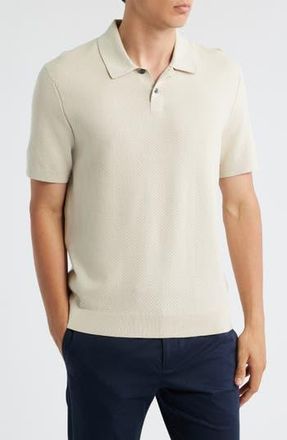 Theory Soris Cotton Polo in New Sand at Nordstrom Rack, Size X-Large