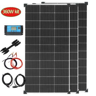 OEM Panel Solar, Alta Eficiencia, Construcci&oacute;n Duradera, Kit Solar De 12 V Y 360 W